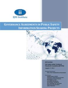 Governance Agreements in Public Safety Information Sharing Projects
