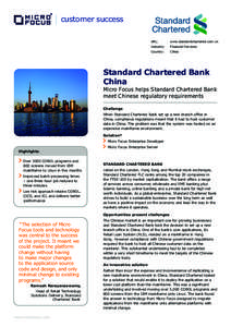 customer success URL: www.standardchartered.com.cn  Industry: 	 Financial Services