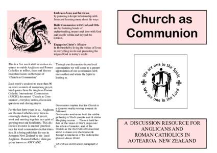 Church as Communion Booklet