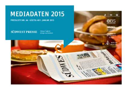Mediadaten 2015 Preisliste Nr. 66 · Gültig ab 1. Januar 2015 AG.MA Arbeitsgemeinschaft Media Analyse e. V.