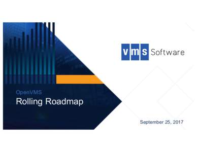 OpenVMS  Rolling Roadmap September 25, 2017 1