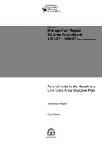 March[removed]Metropolitan Region Scheme Amendment[removed]57 (Minor Amendments)