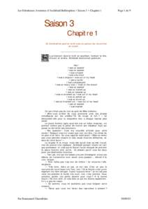 Les Fabuleuses Aventures d’Archibald Bellérophon > Saison 3 > Chapitre 1  Page 1 de 9 Saison 3 Chapitre 1