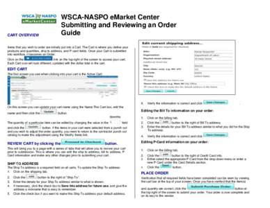 Microsoft Word - WSCA Submitting and Reviewing an Order Quick Reference Guide