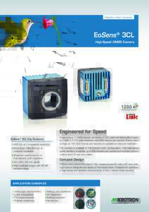 Machine Vision Cameras  EoSens ® 3CL High-Speed CMOS Camera  Engineered for Speed
