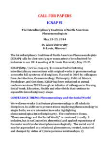 Paper Call ICNAP VI 2014 Final[removed]