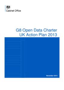 G8 Open Data Charter UK Action Plan 2013 November[removed]