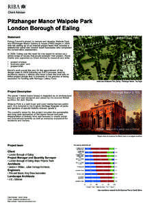 Pitzhanger Manor Walpole Park London Borough of Ealing Statement Walpole Park, Ealing