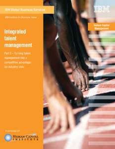 Integrated talent management Part 3