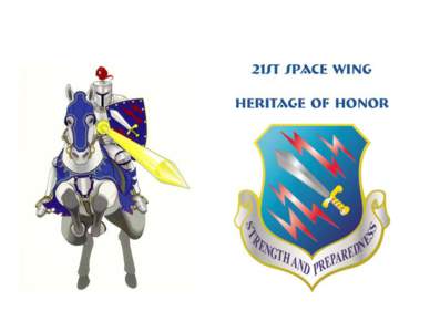 Colonel Chris D. Crawford Commander, 21st Space Wing 28 June[removed]Present AIRMAN’S CREED