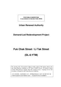 Fuk Chak Street / Li Tak Street Demand-Led Redevelopment Project