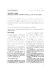 NOTES AND NEWS  Fennoscandia archaeologica XXVII (2010)