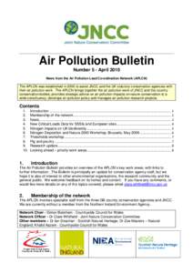 Air Pollution Bulletin - No 5 April 2010