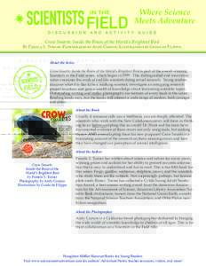 Where Science Meets Adventure Crow Smarts: Inside the Brain of the World’s Brightest Bird