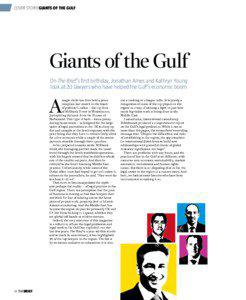 cover story/Giants of the Gulf  Giants of the Gulf