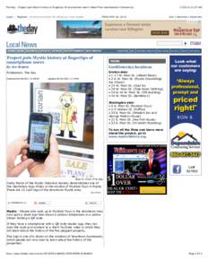 The Day - Project puts Mystic history at fingertips of smartphone users | News from southeastern Connecticut  Login / Register | 3 premium articles left before you must register. FEBRUARY 26, 2014