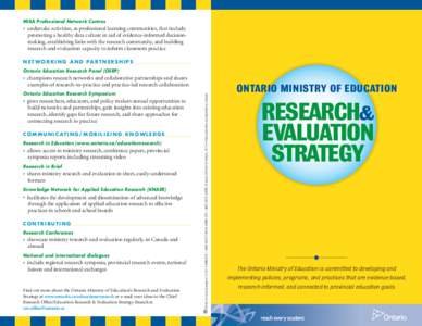 Research and Evaluation Strategy