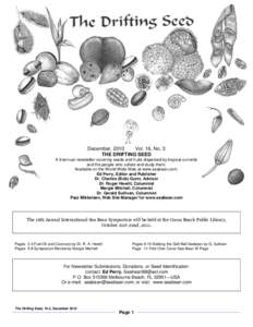 Fourteenth Annual International Sea Bean Symposium