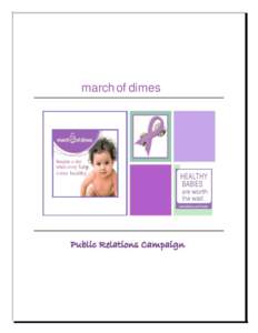 march of dimes  Imagine a day when every baby is born healthy.
