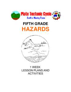 FIFTH GRADE  HAZARDS 1 WEEK LESSON PLANS AND