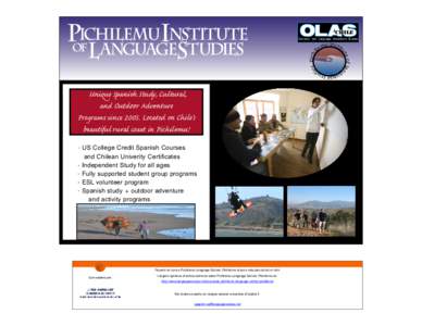 chile  Outdoor and Language Adventure Studies pich i