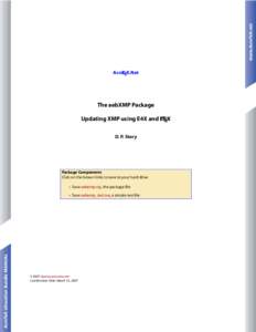 The aebXMP Package: Updating XMP using E4X and LaTeX