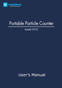 Microsoft Word - ENG Portable_Particle_Counter_3910rev5 表紙)