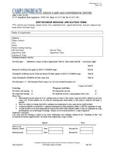 Microsoft Word - Booking form,declaration & conditions of hire.doc