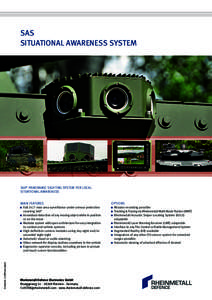 SAS Situational awareness system D100e02.12©Rheinmetall  360° panoramic sighting system for local