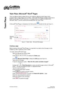 10 Team Place Microsoft Word Pages
