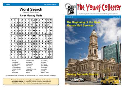 Page 8  The Young Collector Word Search Prepared by Barbara Bartsch