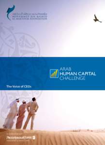 ARAB HUMAN CAPITAL CHALLENGE The Voice of CEOs  IN COOPERATION WITH