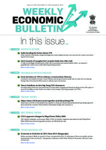 Issue no 552 I December 31, 2013-January 6, 2014  WEEKLY ECONOMIC BULLETIN p[removed]