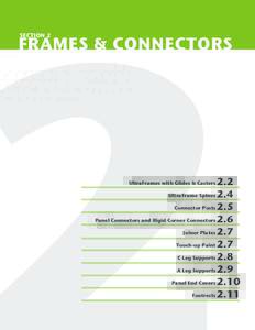 FRAMES & CONNECTORS  FRAMES & CONNECTORS SECTION