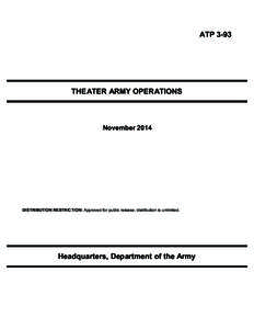 ATP[removed]THEATER ARMY OPERATIONS November 2014