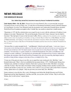 Contact: Jerry Fleagle, IOM, CAE Executive Director Office: NEWS RELEASE