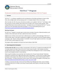 Microsoft Word - TSA PreCheck Program Overview _CG_.docx