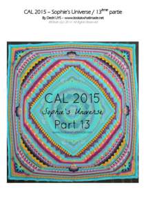 CAL 2015 – Sophie’s Universe / 13ème partie By Dedri UYS – www.lookatwhatimade.net ©Dedri UysAll Rights Reserved RANG 89 :