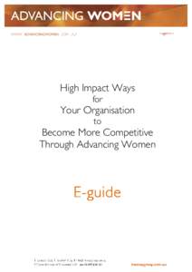 High Impact Ways for Your Organisation to
