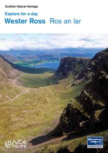Scottish Natural Heritage  Explore for a day Wester Ross Ros an lar