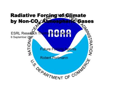 Atmospheric radiative transfer codes / Radiative forcing / Millennium Development Goals / Greenhouse gas / LBLRTM / Radiative transfer / Atmospheric sciences / Meteorology / Climate forcing