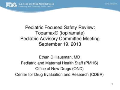 Topamax Pediatric Safety and Use Review