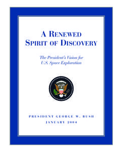 A Renewed Spirit of Discovery:  U