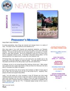 MARCH[removed]NEWSLETTER 950 Main Street Cambria, CA[removed]3364