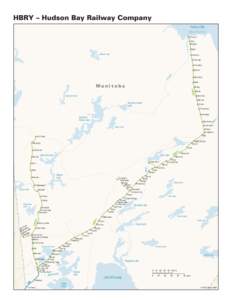 HBRY – Hudson Bay Railway Company Hudson Bay Baie d’Hudson Churchill Tidal Digges