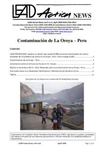 LANV9N2 - Contaminación de La Oroya – Peru