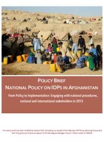 IDP Policy Briefing note - Final March 2015
