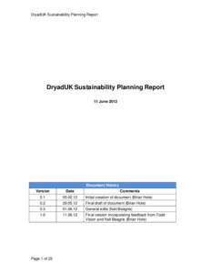Microsoft Word - DryadUK_SustainabilitY FINAL REPORT.doc