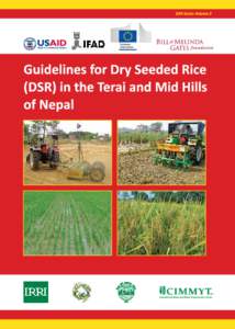 g]kfnsf] t/fO{ tyf dWo kxf8L If]qdf 5?jf wfgv]tL dfu{—lgb]{lzsf  49 Guidelines for Dry Seeded Rice (DSR) in the Terai and Mid Hills