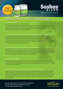 fREQUENTLY ASKED QUESTIONS October 09 Fact Sheet.indd